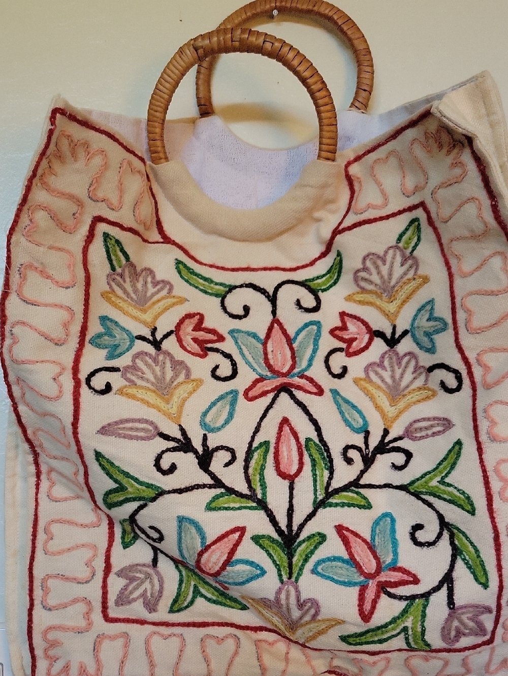 Embroidered Tot Bag